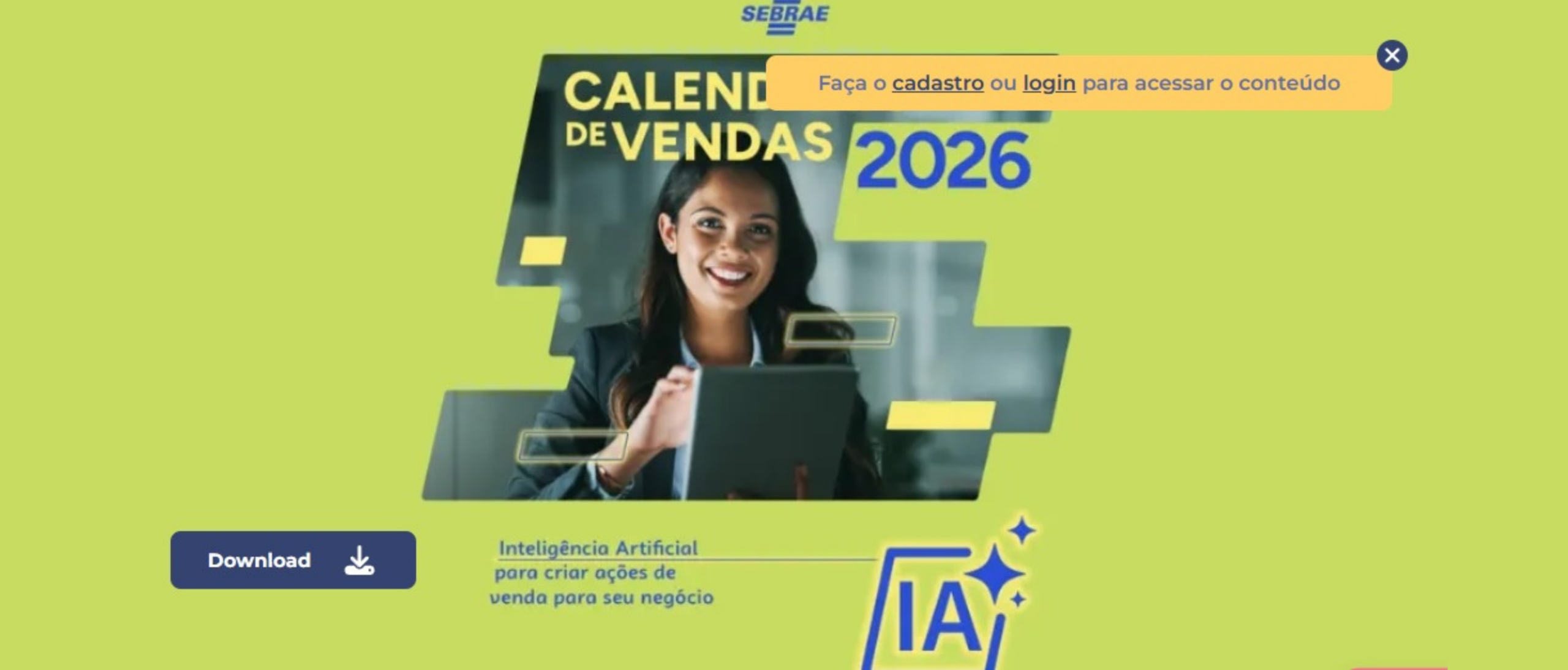 Calendário de Vendas - 2026