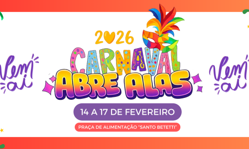 Vem aí o CARNAVAL ABRE ALAS 2026!