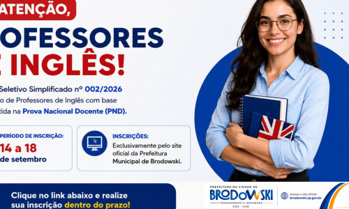 processo seletivo ingles