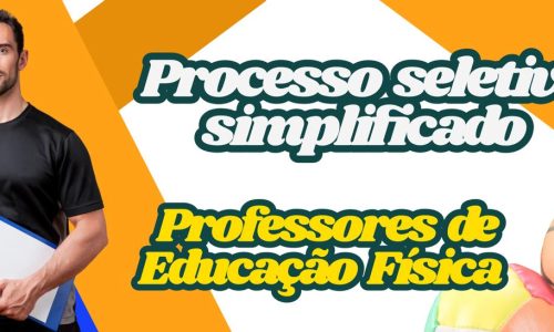 processo seletivo simplificado professor de educação fisica